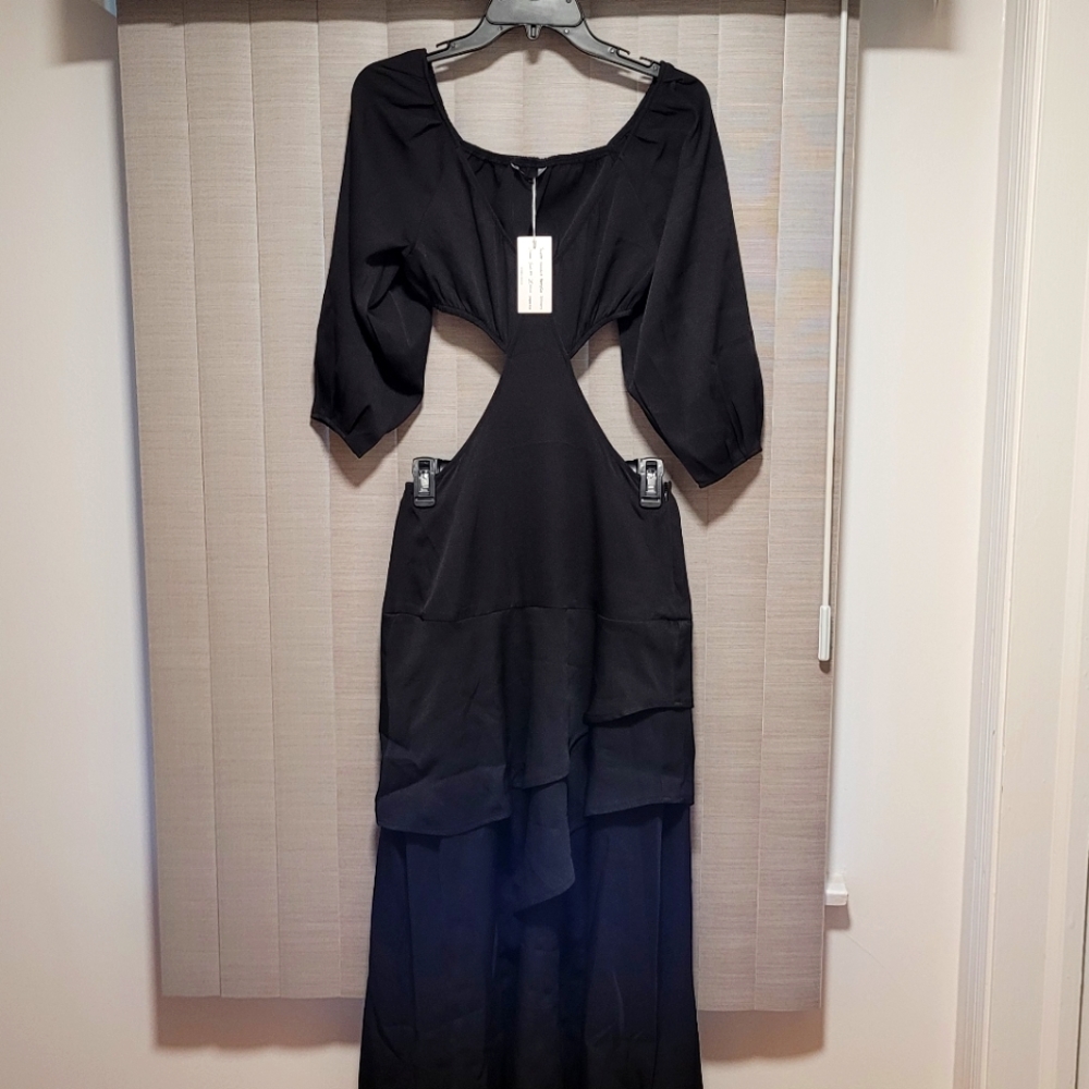 NWT/ Simplee Midriff Cutout Maxi Dress